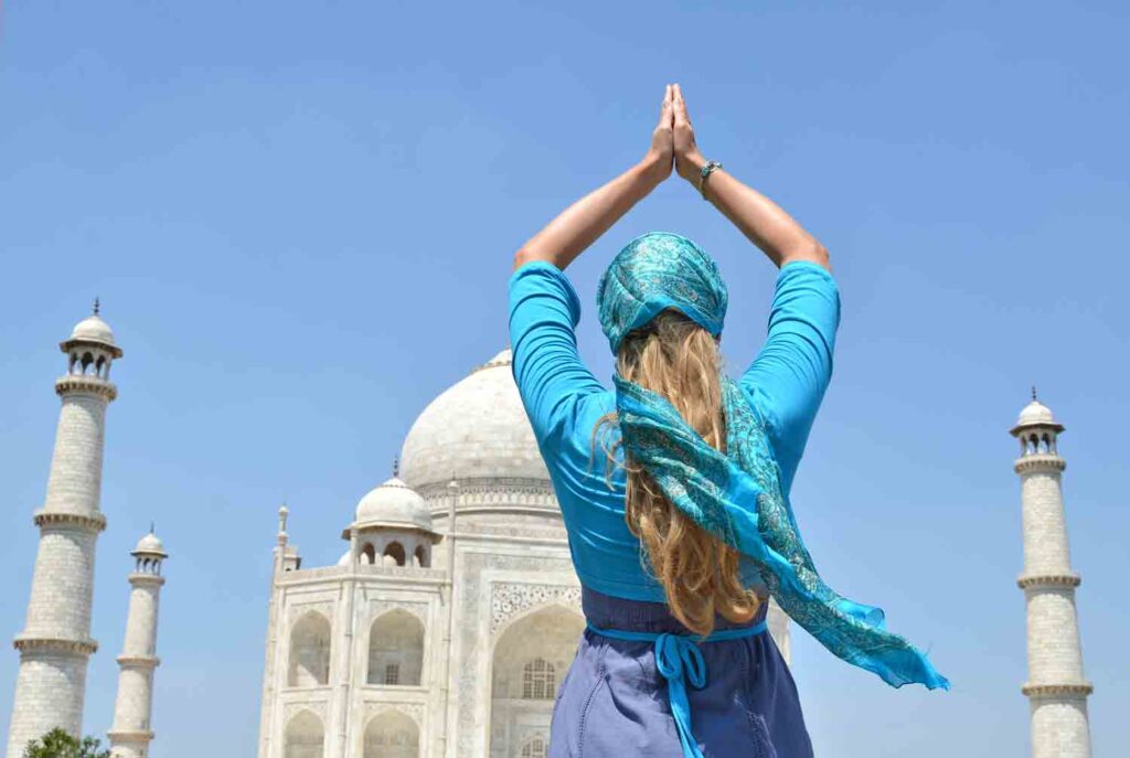 yoga and Meditation at Taj Mahal, India