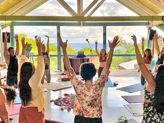 DiviniTree yoga retreats in Hawaii, USA