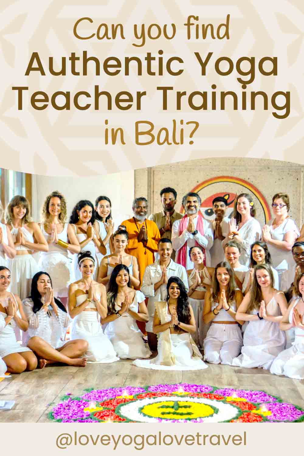 Pin me! Can you find Authentic Yoga Teacher Training in Bali?