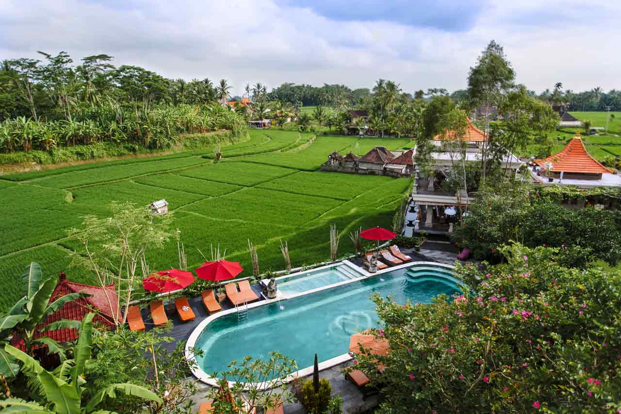 Om Ham yoga resort in Bali. Home to Yoga New Vision yoga school