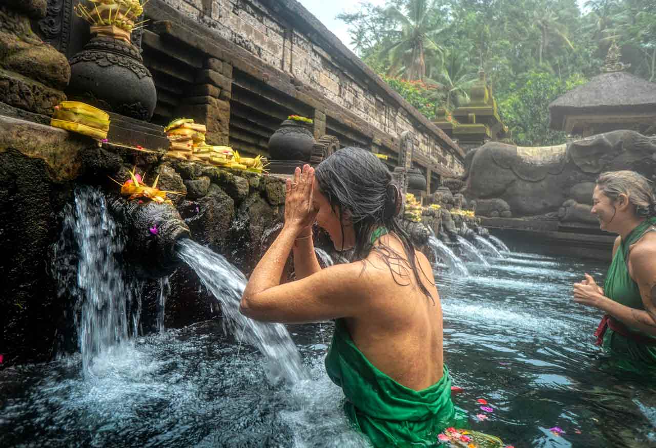 Pura Tirta Empal water temple in Bali