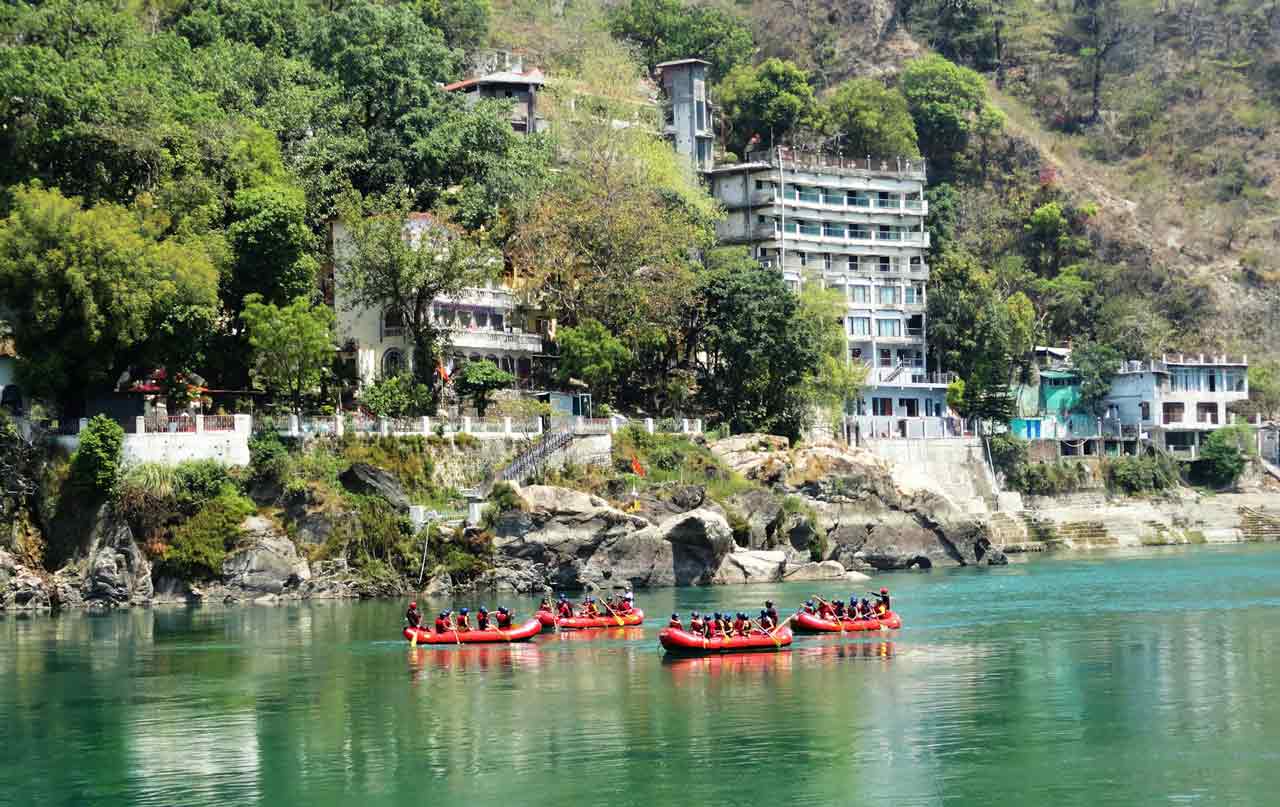 Rafting adventure in Rishikesh India